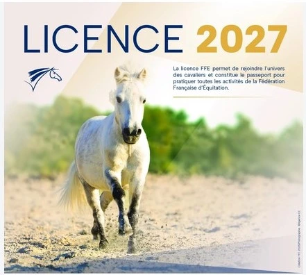 Licence FFE pratiquant  (mineur) 2010 et après