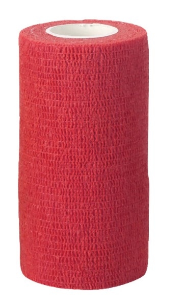 Bandage autoadhésif Equilastic rouge, 10cm
