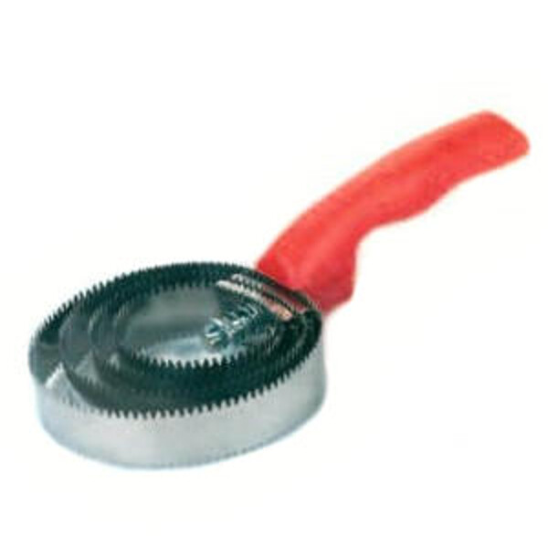 Etrille américaine inox, double faces, équins