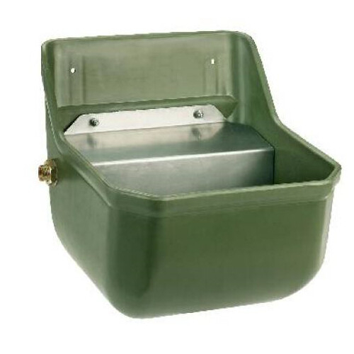 Abreuvoir bac robinet flotteur vert, raccord G 1/2", 9L