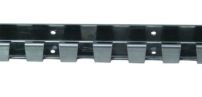 [291157] Barre à crochets 100cm, pour rideau à bandes