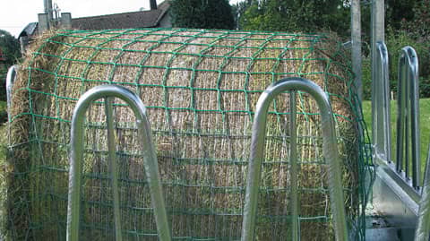 Filet à foin vert, 45mm, 280x280cm