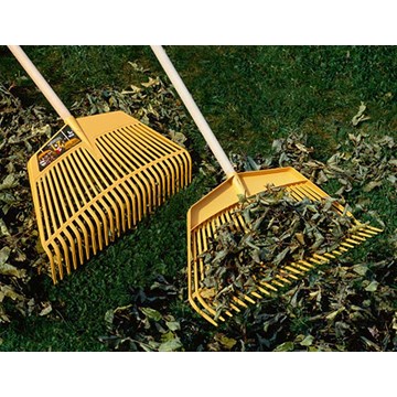[293660] Râteau à feuilles avec manche, 26 dents