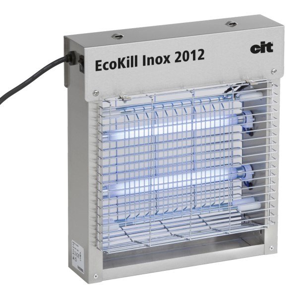 Tue-mouche électrique inox ECOKILL 2012, 2X6W, bleu