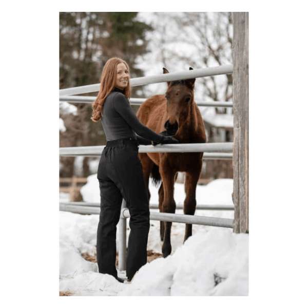 [320823] Sur-pantalon isolant Alaska enfant, noir, T.128/134