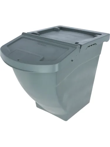 Conteneur à aliments, empilable, avec couvercle, 60 litres