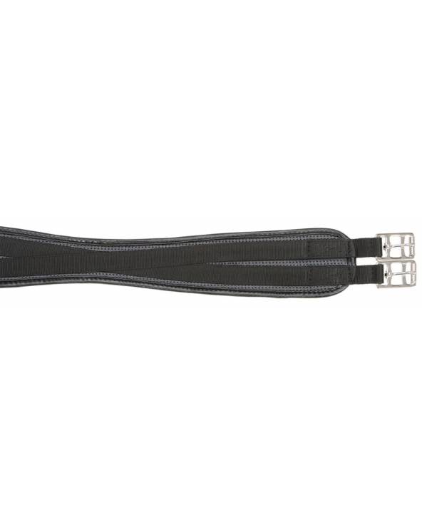Sangle élastique arquée noire, 130 cm