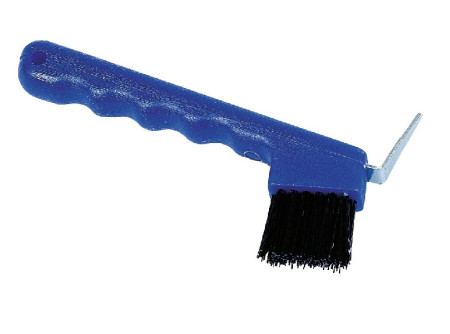 Cure-pied avec brosse bleu