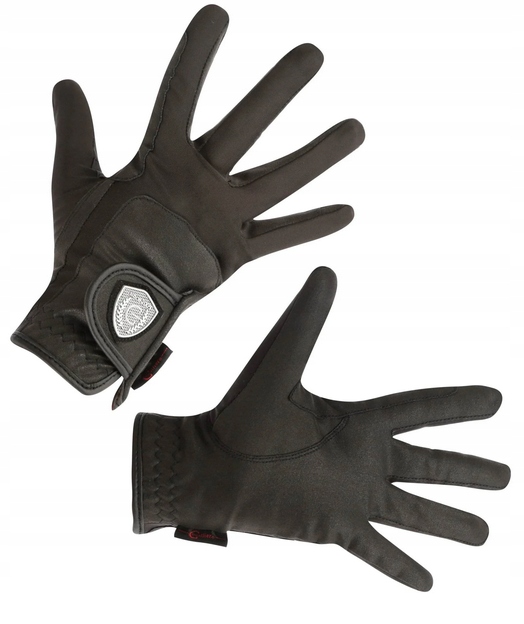 [3211566] Gants d'équitation Dana noirs, T.XL