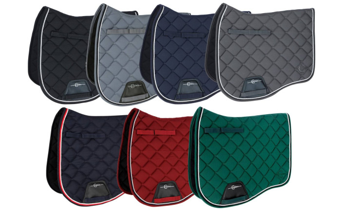 [3211568] Tapis de selle Salvina dressage, bordeaux