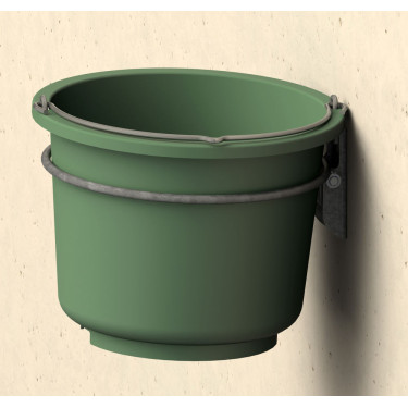 [321216] Support mural seau rabattable, zingué, Ø28cm