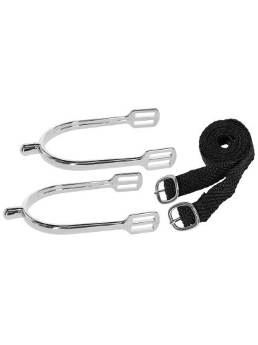 [321250] Eperons avec courroies femme par paire, 15 cm, goutte