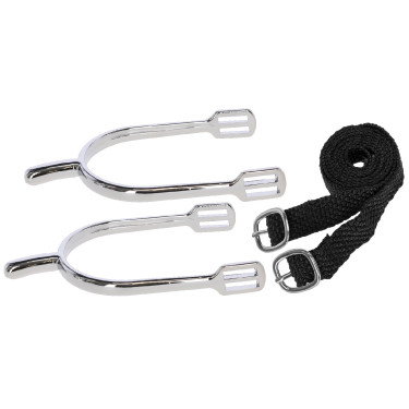 Eperons avec courroies homme par paire, 15 cm, goutte