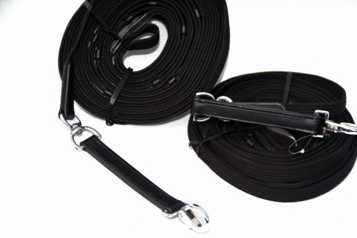 [321496] Longe de travail 8m avec virolle, noire