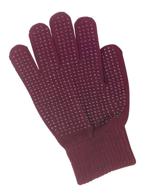 [321599] Gants Magic Grippy enfant bordeaux