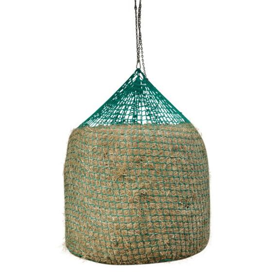 Filet à foin balles rondes vert suspendre, 180 cm, Ø150cm