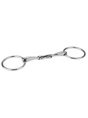 Mors double brisure inox 12,5 cm
