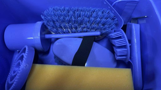 [321765] Coffre de pansage complet lilas, enfant