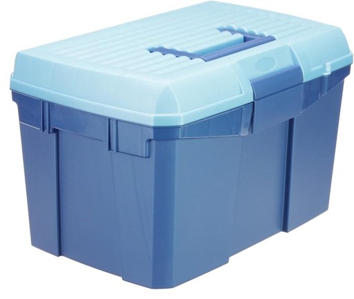 [321775] Coffre de pansage complet bleu, 7 pièces