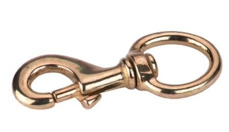 Mousqueton simple laiton