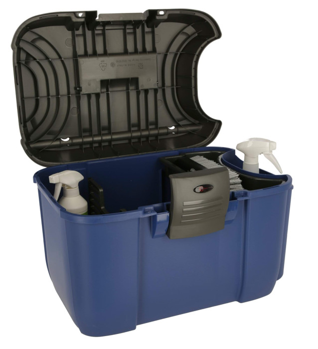 Coffre de pansage Jumbo bleu/noir