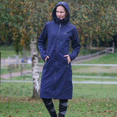 Manteau d'équitation femmes, navy, T L