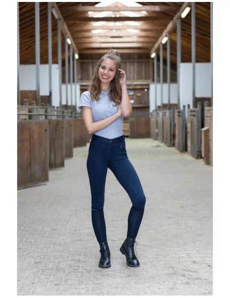 [3224574] Pantalon Organomic femme, navy, T 36