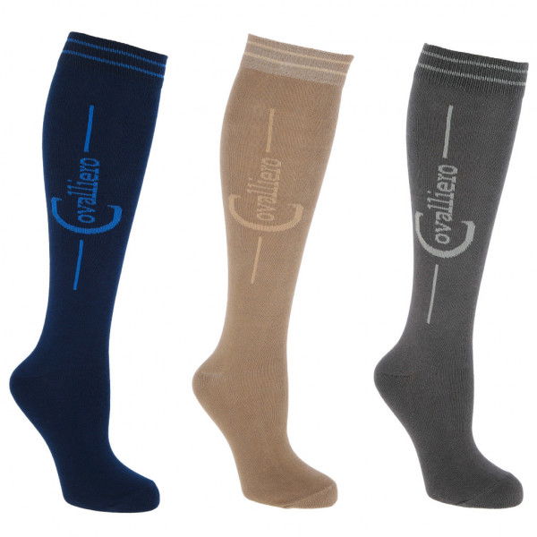 Chaussettes d'équitation Flex T. 34-38