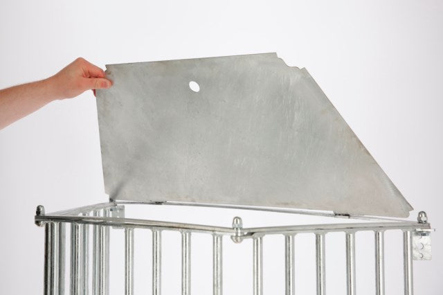 Râtelier mural SlowFeed Plus zingué, 5cm