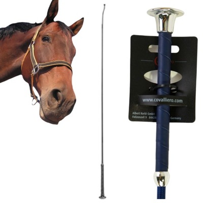 Cravache d'obstacle noire 65 cm