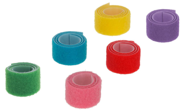 Fermeture à scratch verte