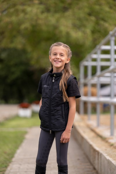 [3227266] Gilet hybride enfants, black taille 140 à 146