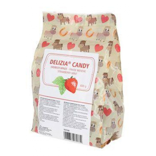 [3227336] Delizia Candy fraise/menthe 600 g