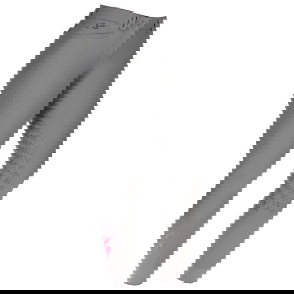 Pant.équit. Janne x PinkRibbon fond intégr. graphite, t. 32