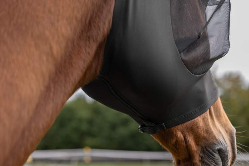 Masque antimouches FinoStretch noir, cheval