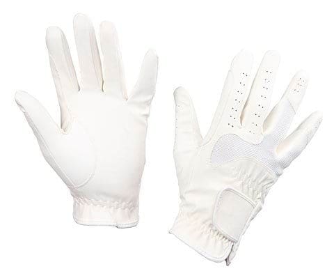 Gants d'équitation Gloria blanc T. M