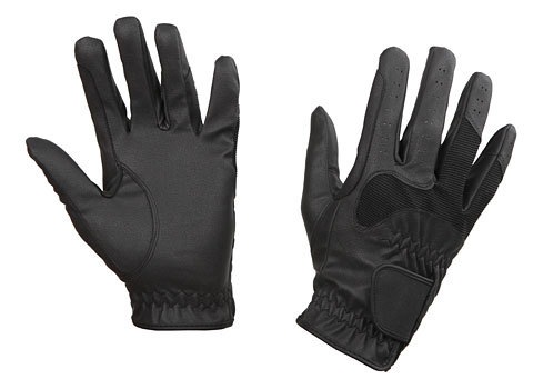Gants d'équitation Gloria noir T. M