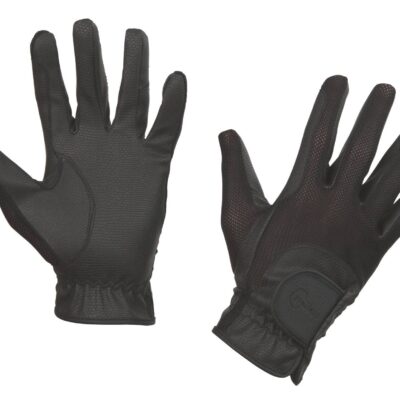Gants d'équitation Gloria noir T. L