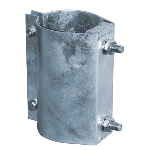 Support de fermeture zingué, barrière d'herbage