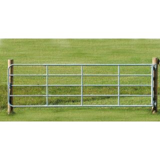 [442900] Barrière de clôture zinguée reglable, 90cm, 2-3m